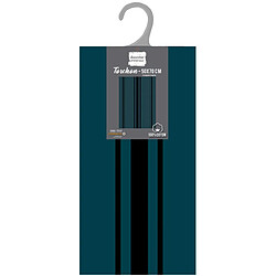 Douceur D'Interieur Torchon en Coton Tissé Comptoir 50x70cm Marine pas cher