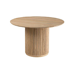 Avis Mes Table à manger ronde bois - Naturel