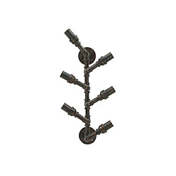 Paris Prix Porte-Bouteilles Mural 6 Emplacements Manhattan 55cm Noir