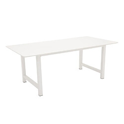 Paris prix Table à manger Count - Blanc
