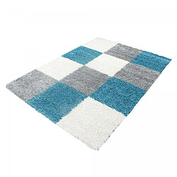 Acheter UnAmourDeTapis Un amour de tapis Shaggy - 80x150 cm - Bleu