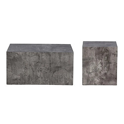 Paris prix Lot de 2 tables basses - Gris