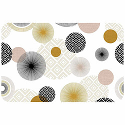 Paris Prix Set de Table Imprimé Zoya 30x44cm Noir