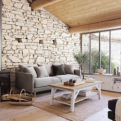 Acheter Atmosphera Table basse bois - Blanc