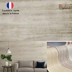 Decopine – Panneaux muraux souples effet Travertin Beige