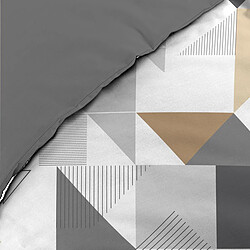 Acheter Paris Prix Parure de Lit 2 Pièces Trigone 140x200cm Gris