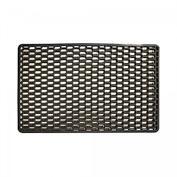 UnAmourDeTapis Paillasson 45x75 tissé en pvc motif géométrique VINYLE noir