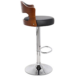 Acheter Paris Prix Lot de 6 Chaises de Bar Wilson 90-110cm Noir & Marron