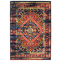 UnAmourDeTapis Tapis oriental 120x170 rectangle multicolore tissé motif ancestral MADAL