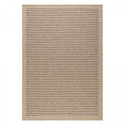 UnAmourDeTapis Tapis extérieur 200x290 tissé kilim marron JUTE ART