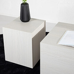Acheter Paris prix Lot de 2 tables basses - Gris