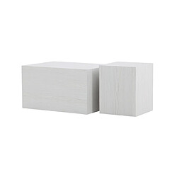 Avis Paris prix Lot de 2 tables basses - Gris