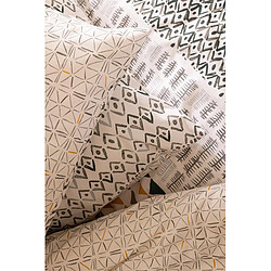 Atmosphera Parure de Lit 3 Pièces Aquar 240x220cm Multicolore pas cher