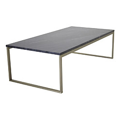 Paris prix Table basse marbre - Gris et or