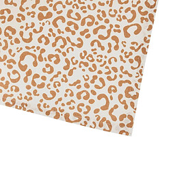 Avis Atmosphera Lot de 4 Serviettes de Table Leopardi 40x40cm Beige