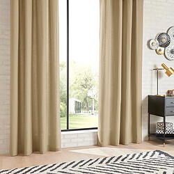 Atmosphera Rideau à Oeillets Everly 135x240cm Beige Lin