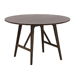 Paris prix Table à manger ronde Kaseidon - Marron