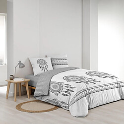 Paris Prix Parure de Lit 3 Pièces Indian Dream 260x240cm Blanc