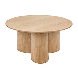 Atmosphera Table basse ronde - Naturel