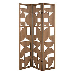 Atmosphera Paravent Ajouré Design Hernan 121x170cm Marron
