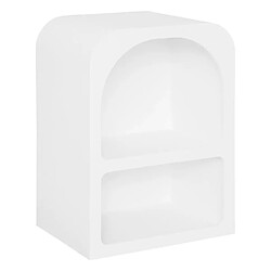 Atmosphera Table de Chevet Design Soleya 55cm Blanc