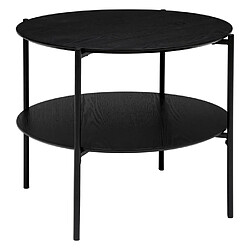Atmosphera Table basse ronde - Noir