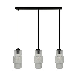 Home Deluxe Lampe à suspendre en verre YUKI - Transparent