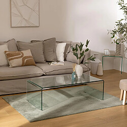 Avis Atmosphera Table Basse en Verre Lenia 110cm Transparent
