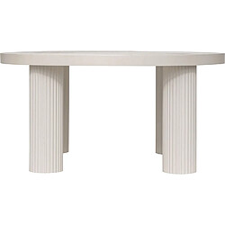 Atmosphera Table basse en bois TELLA - Crème