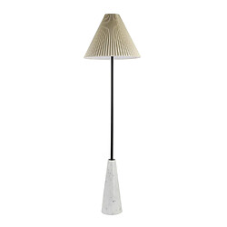 Home Deluxe Lampadaire en marbre - Blanc