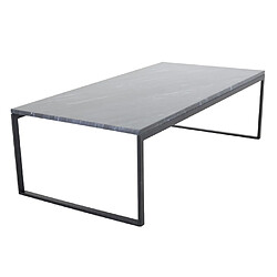 Paris prix Table basse marbre Estelle - Gris & noir