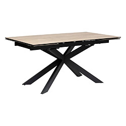 Atmosphera Table à Manger Extensible Effet Bois Boot 160-240cm Naturel