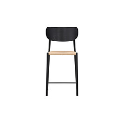 Paris Prix Chaise de Bar Design Polly 101cm Noir