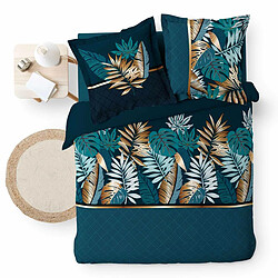 Acheter Paris Prix Parure de Lit 3 Pièces Alianor 260x240cm Bleu