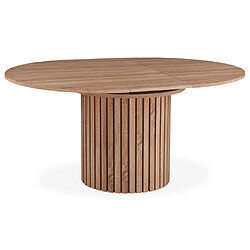Paris prix table à manger ronde extensible - Naturel