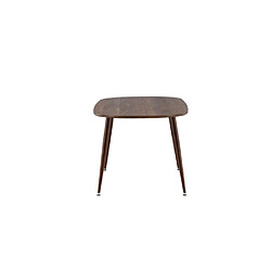 Paris prix Table à manger ovale - Marron pas cher