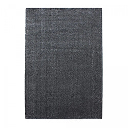 UnAmourDeTapis tapis salle à manger 240x340 tissé gris rectangle motif uni SOULA