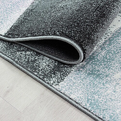 Acheter UnAmourDeTapis tapis chambre 160x230 tissé bleu et gris clair rectangle motif géométrique