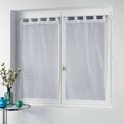 Paris Prix Paire de Voilages Orion 60x160cm Blanc
