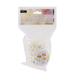 Acheter The Home Deco Factory Lot de 6 Coupelles de Présentation Illus 7cm Blanc