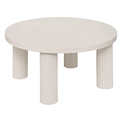Atmosphera Table basse en bois TELLA - Crème