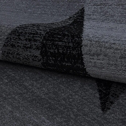 UnAmourDeTapis tapis chambre 160x230 tissé gris foncé et gris clair rectangle motif enfant pas cher