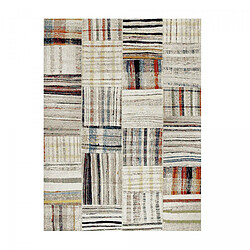 UnAmourDeTapis tapis chambre 60x110 tissé beige rectangle motif berbère MO 83
