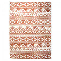 UnAmourDeTapis Tapis extérieur, kilim reversible 240x340 LYN2 BG REVERSIBLE rouge