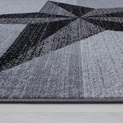 Avis UnAmourDeTapis tapis chambre 160x230 tissé gris foncé et gris clair rectangle motif enfant