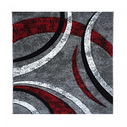 UnAmourDeTapis Tapis salon LYN8 HAVANA P Gris 40x60 en polypropylène doux et soyeux pas cher