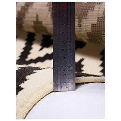 UnAmourDeTapis Un amour de tapis ORMA - 160x225 cm - Noir pas cher