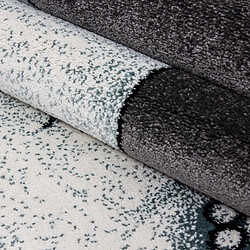 Avis UnAmourDeTapis Tapis enfant 120x170 tissé bleu et gris motif animaux ELEPHANT