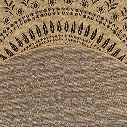 UnAmourDeTapis Tapis extérieur 200x290 tissé kilim beige et noir JUTE ART 6 pas cher