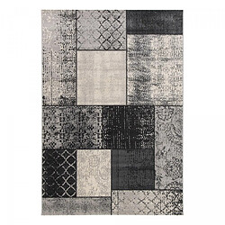 UnAmourDeTapis Tapis salon NITOU 4 Ecru 160x230 Fait en Europe en polypropylène doux et soyeux